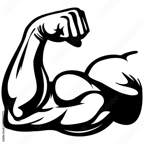Muscle Arm Illustration.