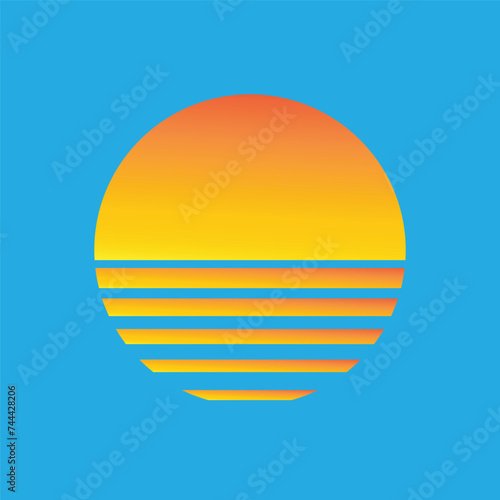 Sunrise Icon, Sun Rise © JunnU studio