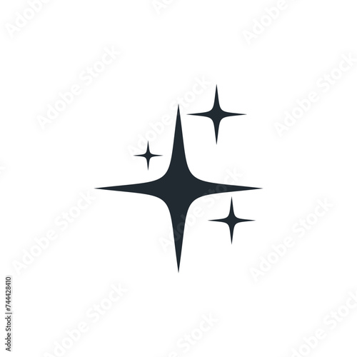 icon star abstract illustrator design template