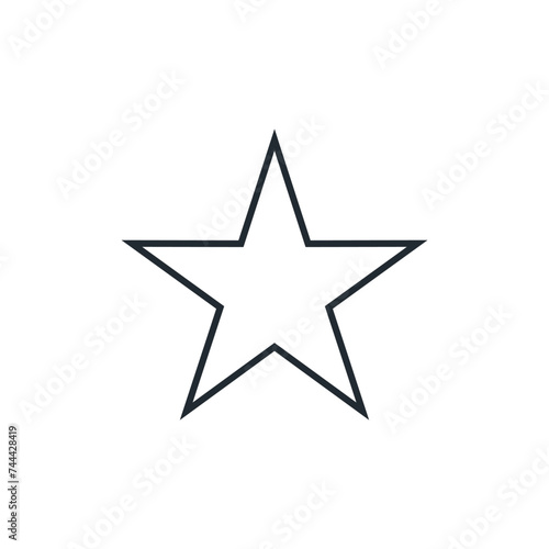 icon star abstract illustrator design template