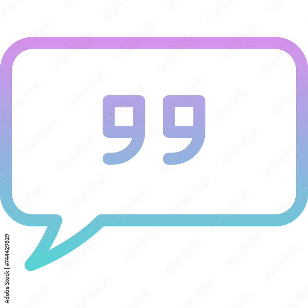 Chat bubble icon Chat bubble icon