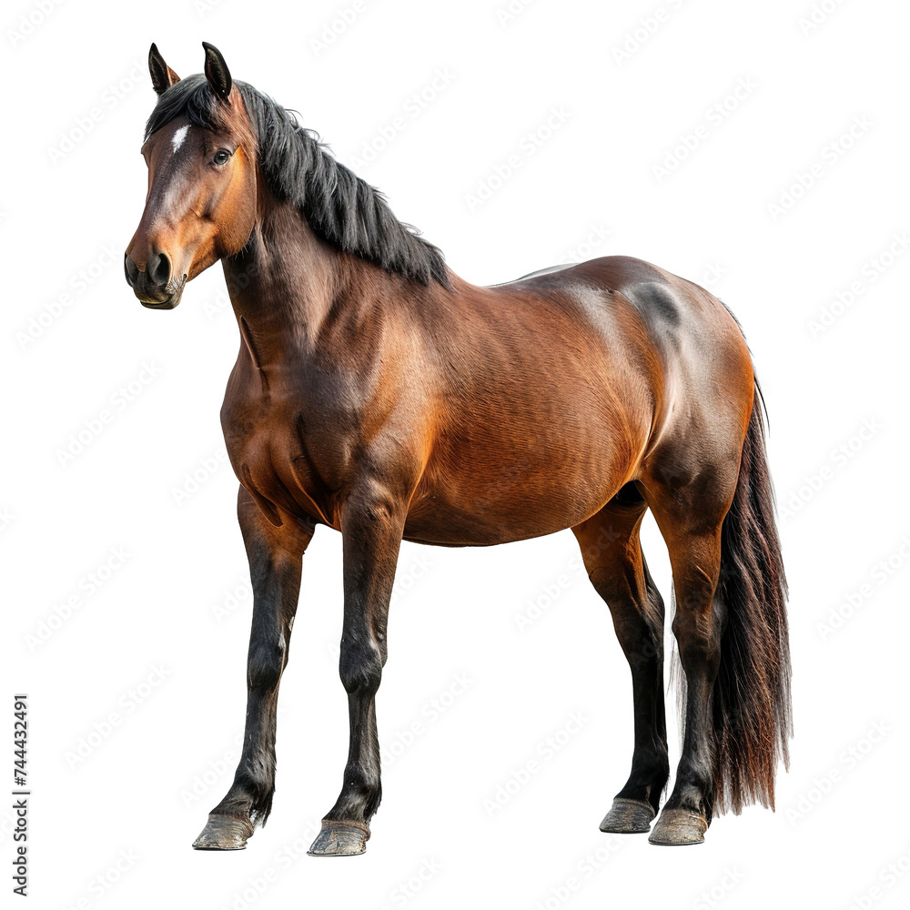 Obraz premium Horse isolated on transparent background