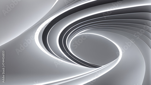 minimalist-3d-rendering-of-an-abstract-wave-composed-of-curved-lines-and-shapes-sparkling-effects