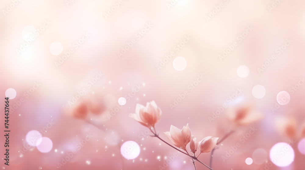Beautiful spring flowers blurred background with bokeh effect. Beautiful spring flowers blurred background with bokeh effect.