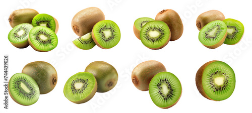 kiwi fruit on transparency background PNG photo