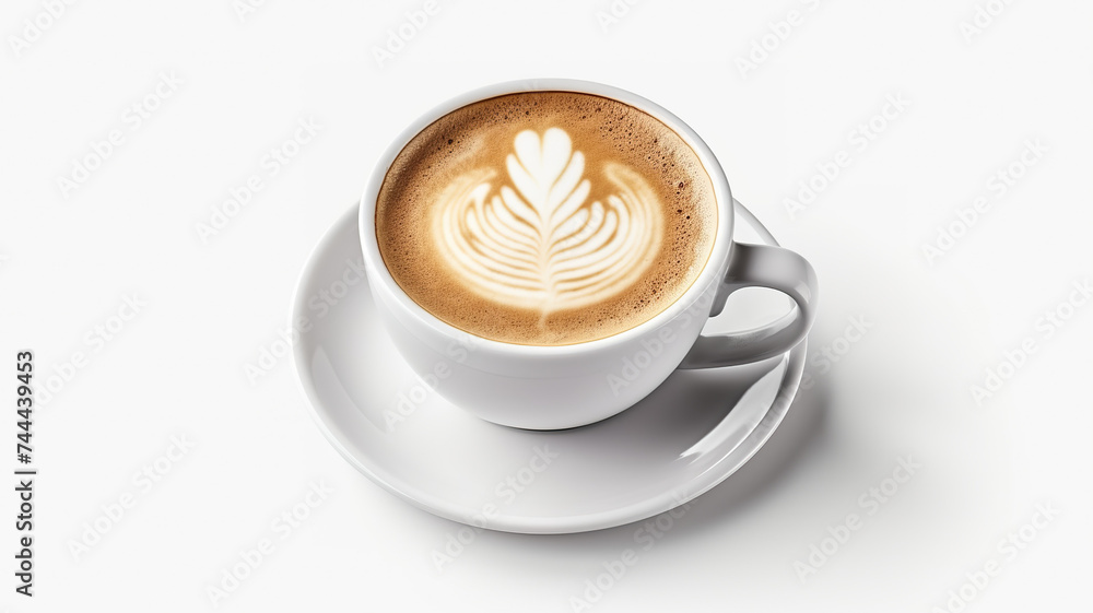 Isolated coffee cup on a white background Isolated coffee cup on a white background