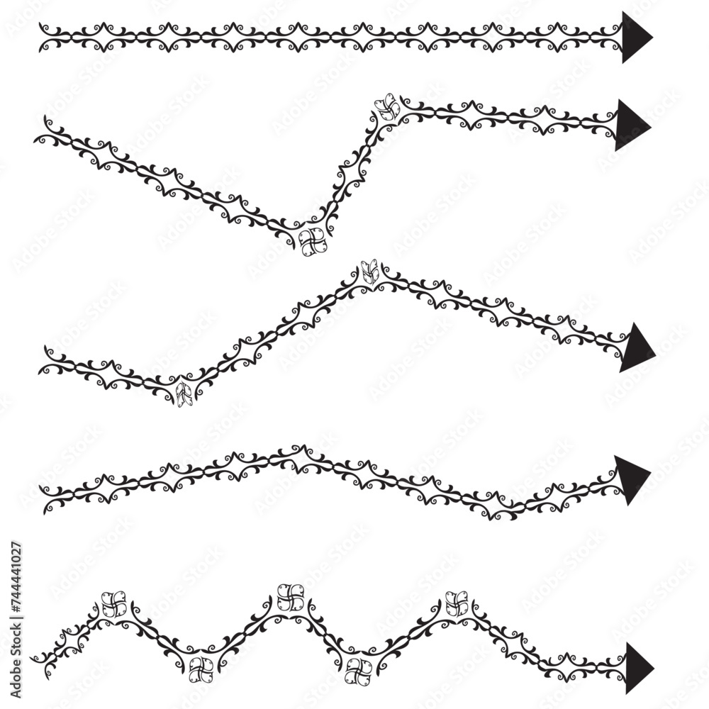 Obraz premium decorative arrow elements