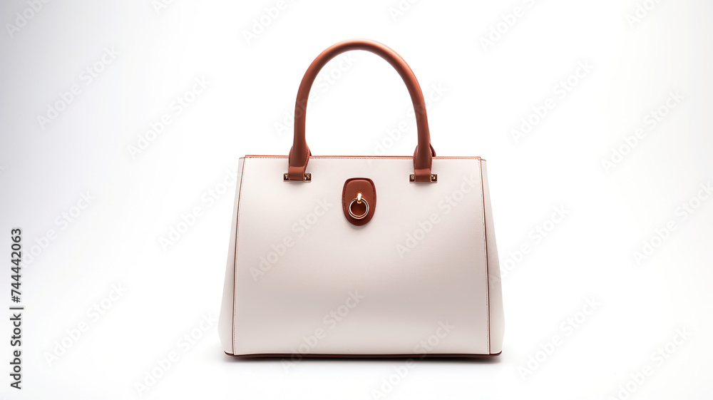 Beautiful handbag isolated on pure white background Beautiful handbag isolated on pure white background