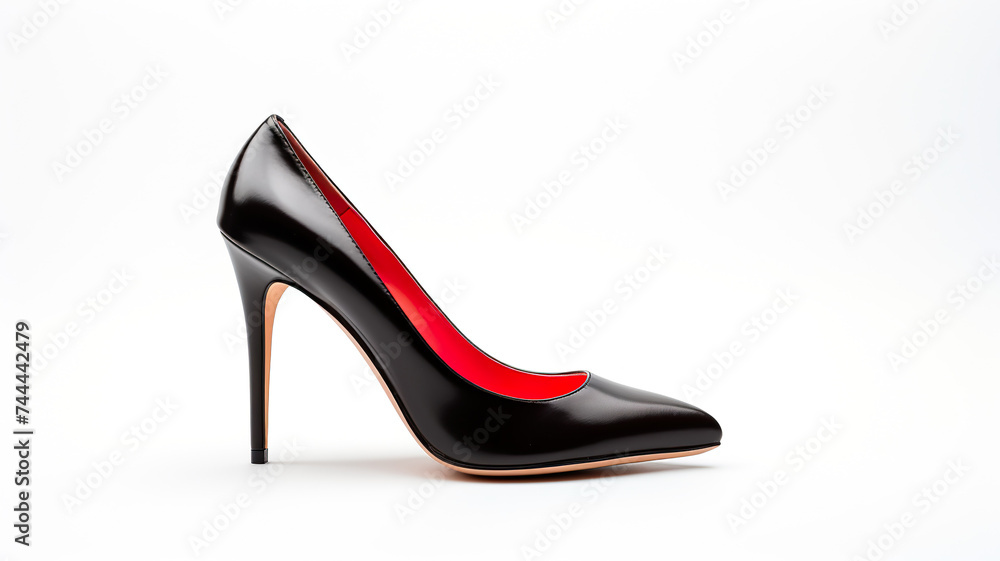 High heel shoes isolated on pure white background High heel shoes isolated on pure white background