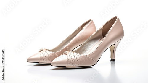 isolated footwear and accessories on a blank white background