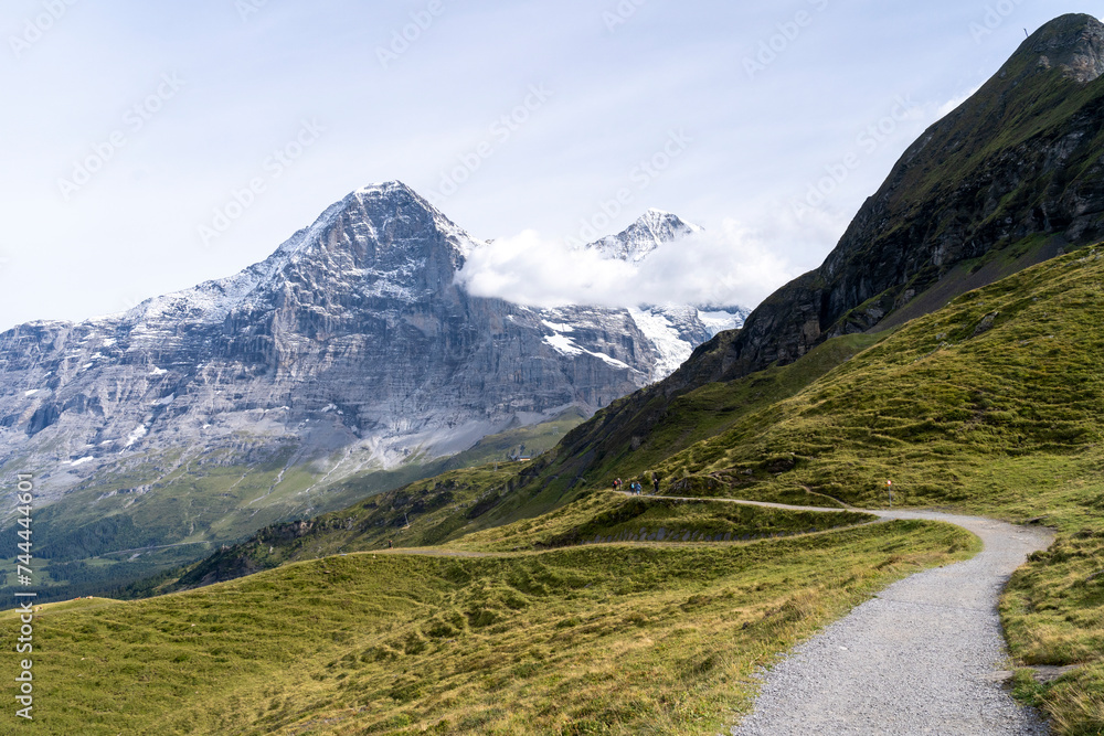 Fototapeta premium jungfrau summit, jungfrau railway, swiss alps