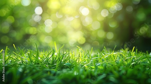grass and defocused green background