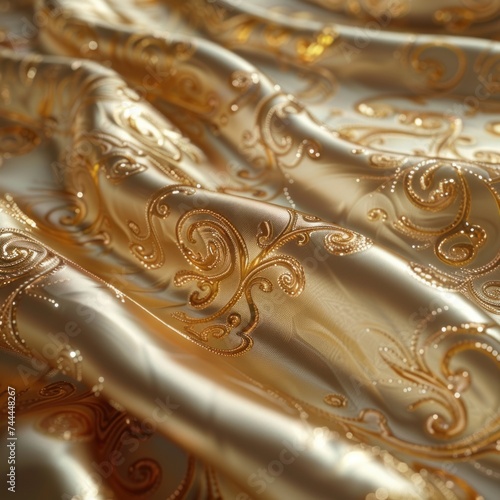 Artistic fabric luxury gold texture