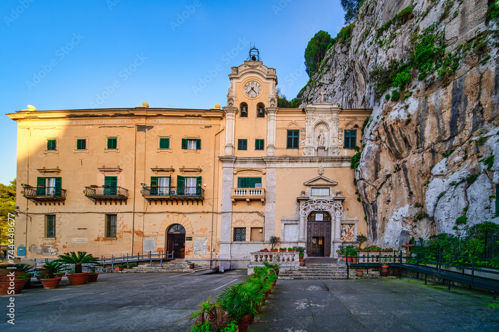 Sanctuary of Santa Rosalia in Palermo Sicily Italy