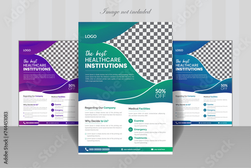 for your medical flyer poster template with a creative design