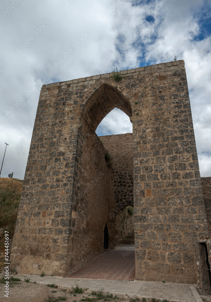 Arch of Cozagon, in the city of Brihuega, province of Guadalajara, Spain. It was the most important gateway in the town of Brihuega