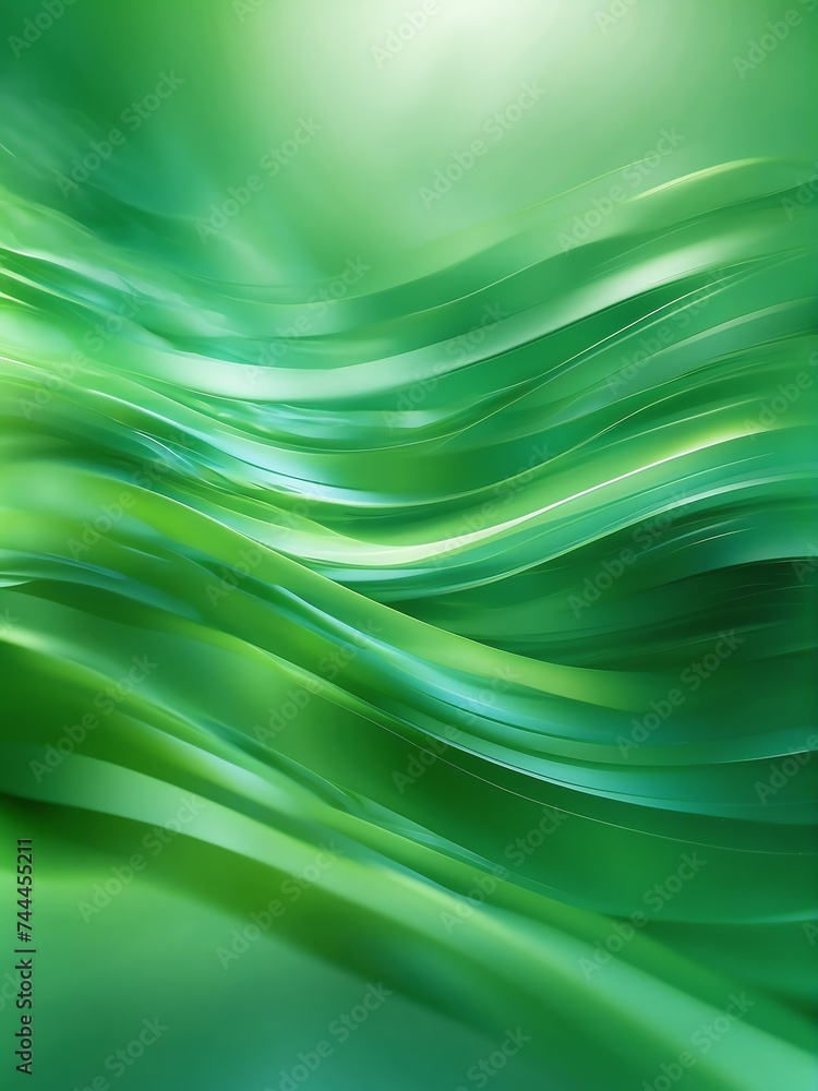 Green motion blur abstract background from Generative AI Green motion blur abstract background from Generative AI
