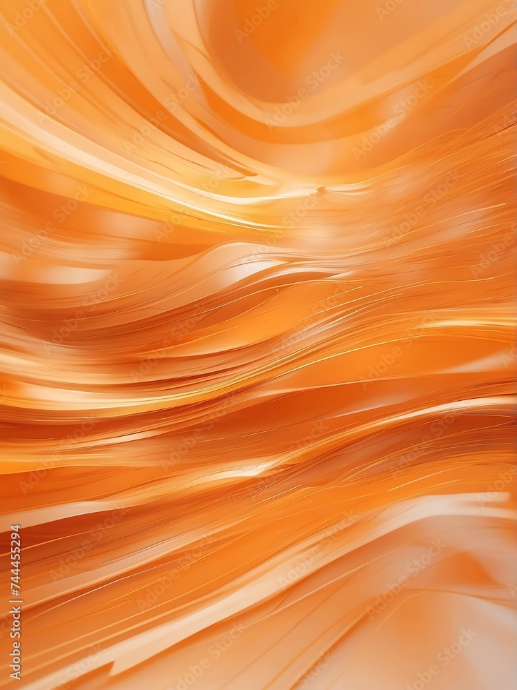 Orange motion blur abstract background from Generative AI Orange motion blur abstract background from Generative AI