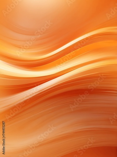 Orange motion blur abstract background from Generative AI