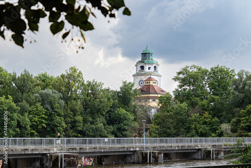 Müllersches Volksbad am Isarufer in München photo