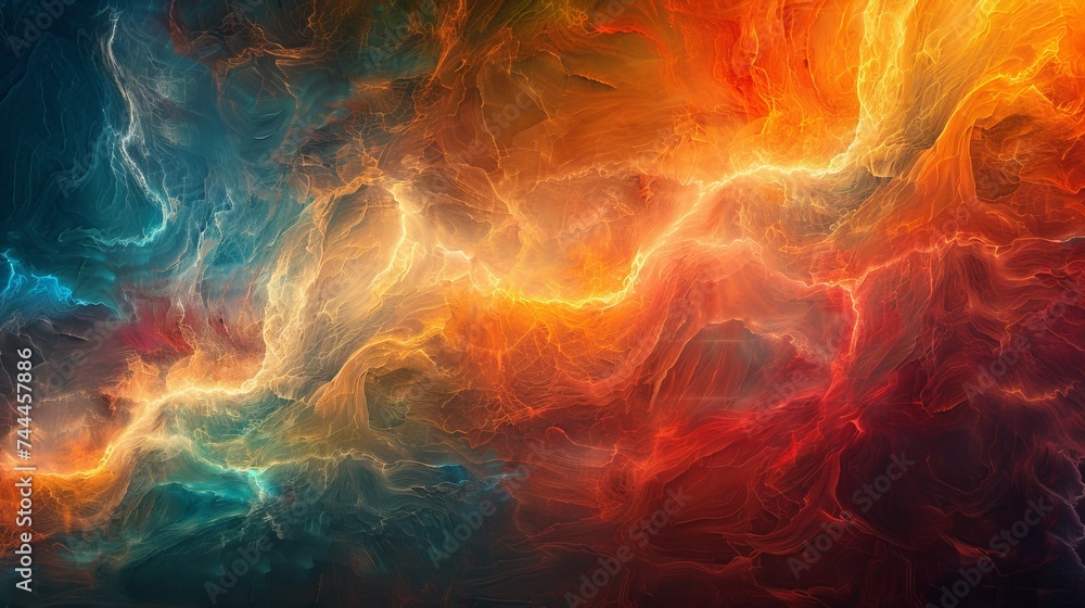 Discover abstract backgrounds where colors and forms collide in a symphony of digital artistry