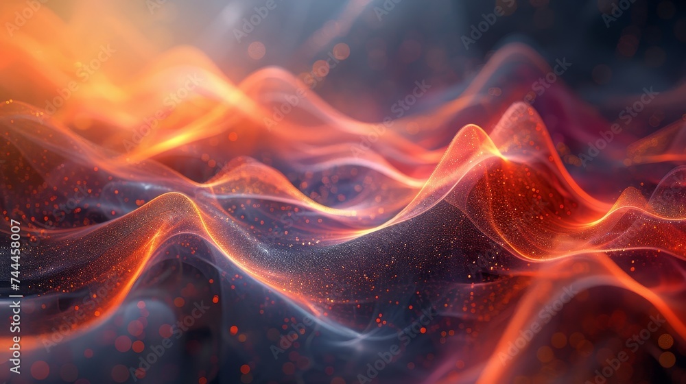 Discover the ethereal beauty of light particles weaving through abstract textures, crafting scenes of digital serenity Discover the ethereal beauty of light particles weaving through abstract textures, crafting scenes of digital serenity