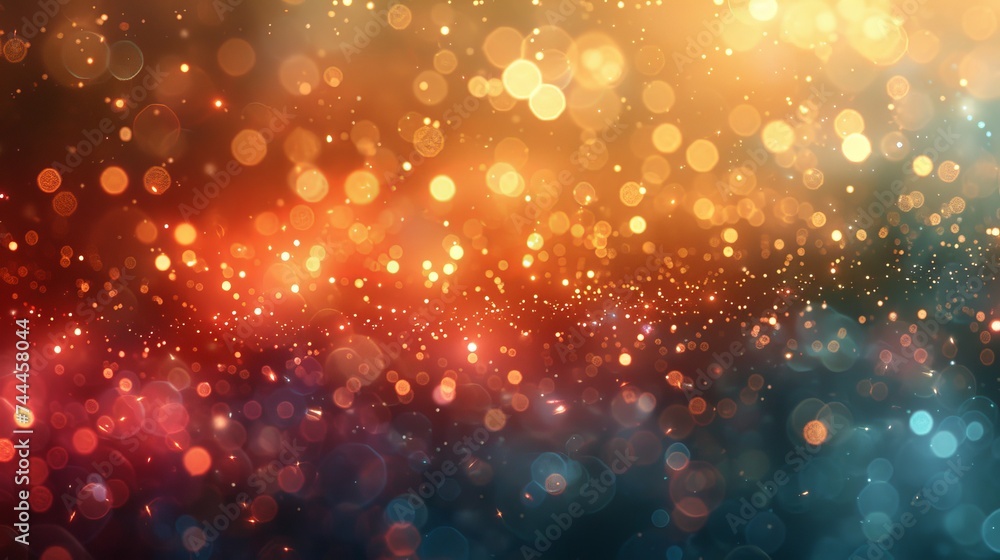 Discover the harmony of bokeh lights with abstract designs, where textures become canvases for color and light