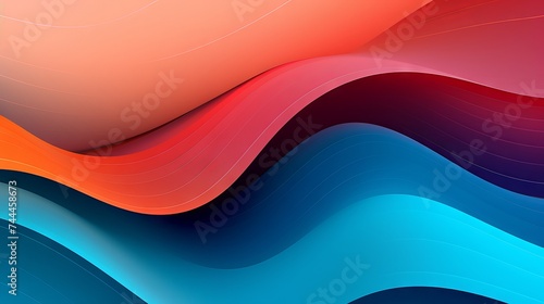 Vibrant Abstract Background: Dynamic Lines and Colors for Creative Projects