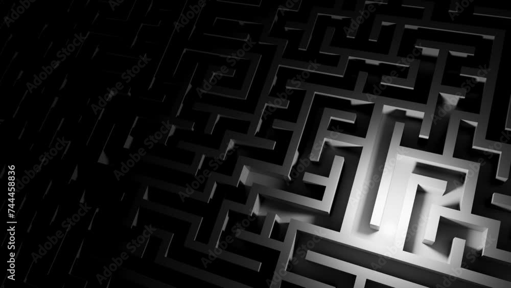 Movement in a huge, dark labyrinth and search for a path to freedom. Movement in a huge, dark labyrinth and search for a path to freedom.