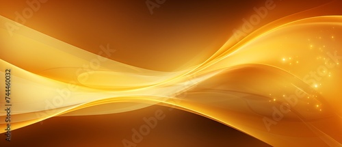 Captivating Golden Waves: Abstract Background Illuminated with Radiant Brilliance