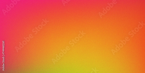 Pink orange yellow green gradient background wide web header grainy texture vibrant design