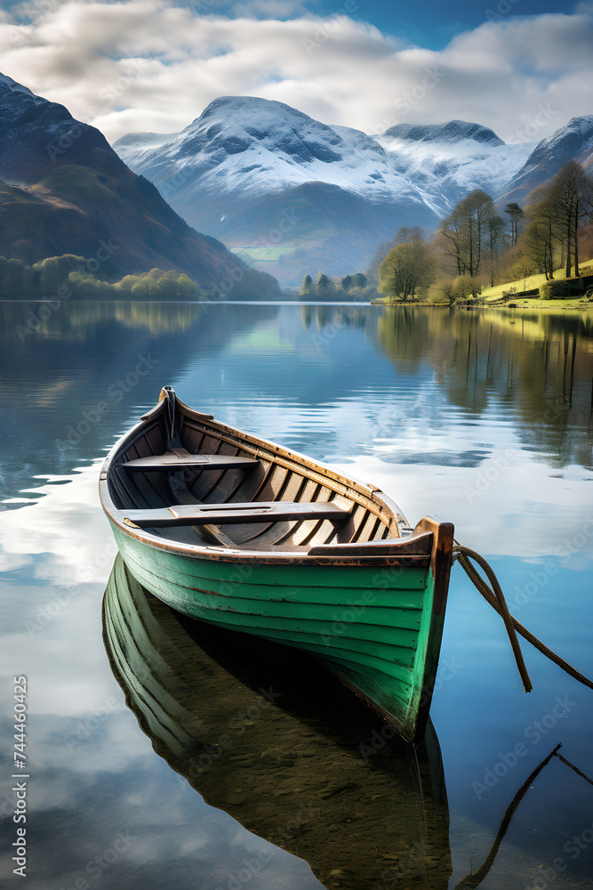 Majestic Panoramic View of Lake District National Park - A Spellbinding Symphony of Nature's Beauty