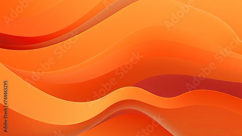 Vibrant Orange Abstract Waves: Dynamic Background for Design Projects