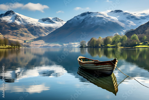 Majestic Panoramic View of Lake District National Park - A Spellbinding Symphony of Nature's Beauty