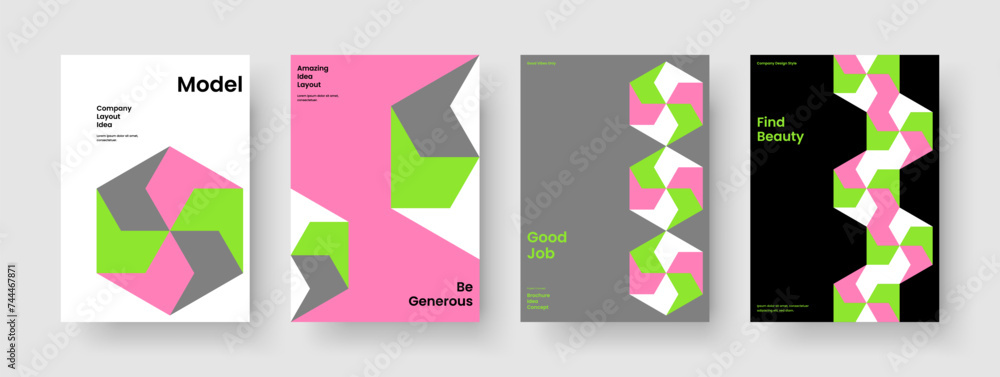 Creative Report Layout. Geometric Book Cover Design. Isolated Background Template. Business Presentation. Banner. Poster. Brochure. Flyer. Notebook. Pamphlet. Magazine. Leaflet. Catalog