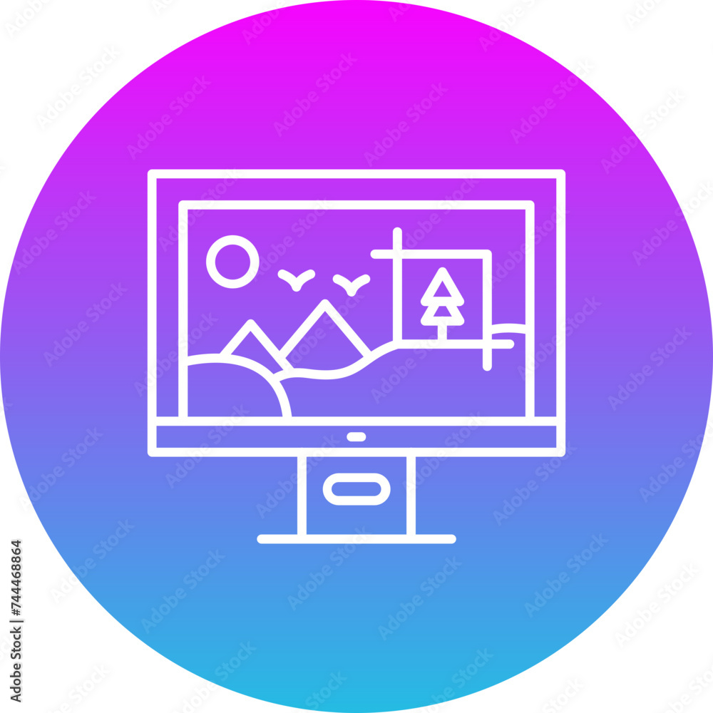 Obraz premium Crop Icon