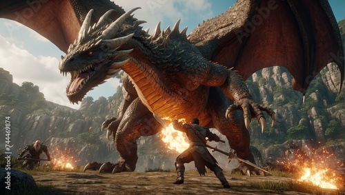 a screenshot of a dragon in a video game