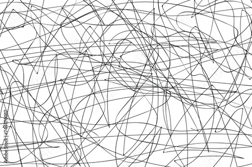 abstract pattern with tangled line or fishnet