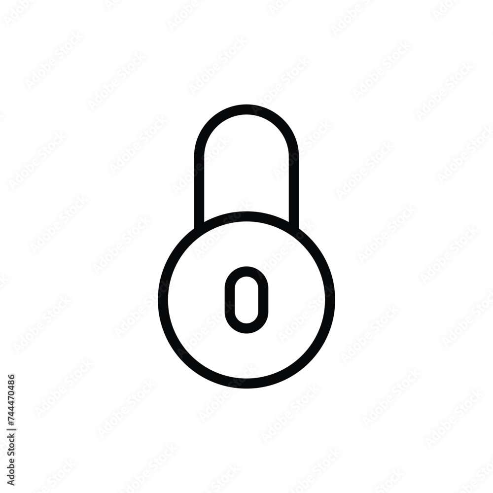 padlock icon vector template simple and clean padlock icon vector template simple and clean