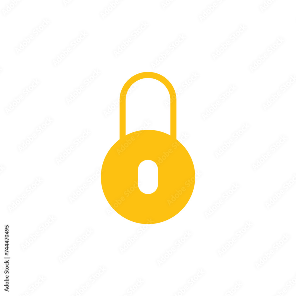 padlock icon vector template simple and clean padlock icon vector template simple and clean
