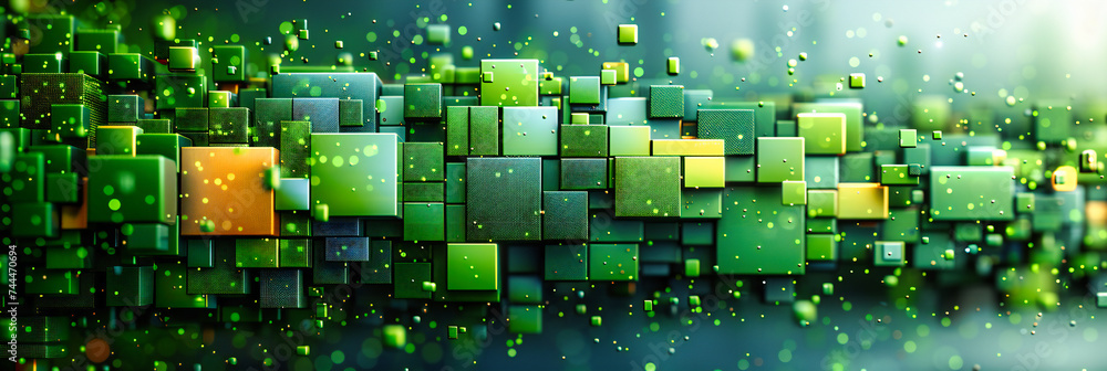 Geometric precision in an abstract world, where digital cubes and ...