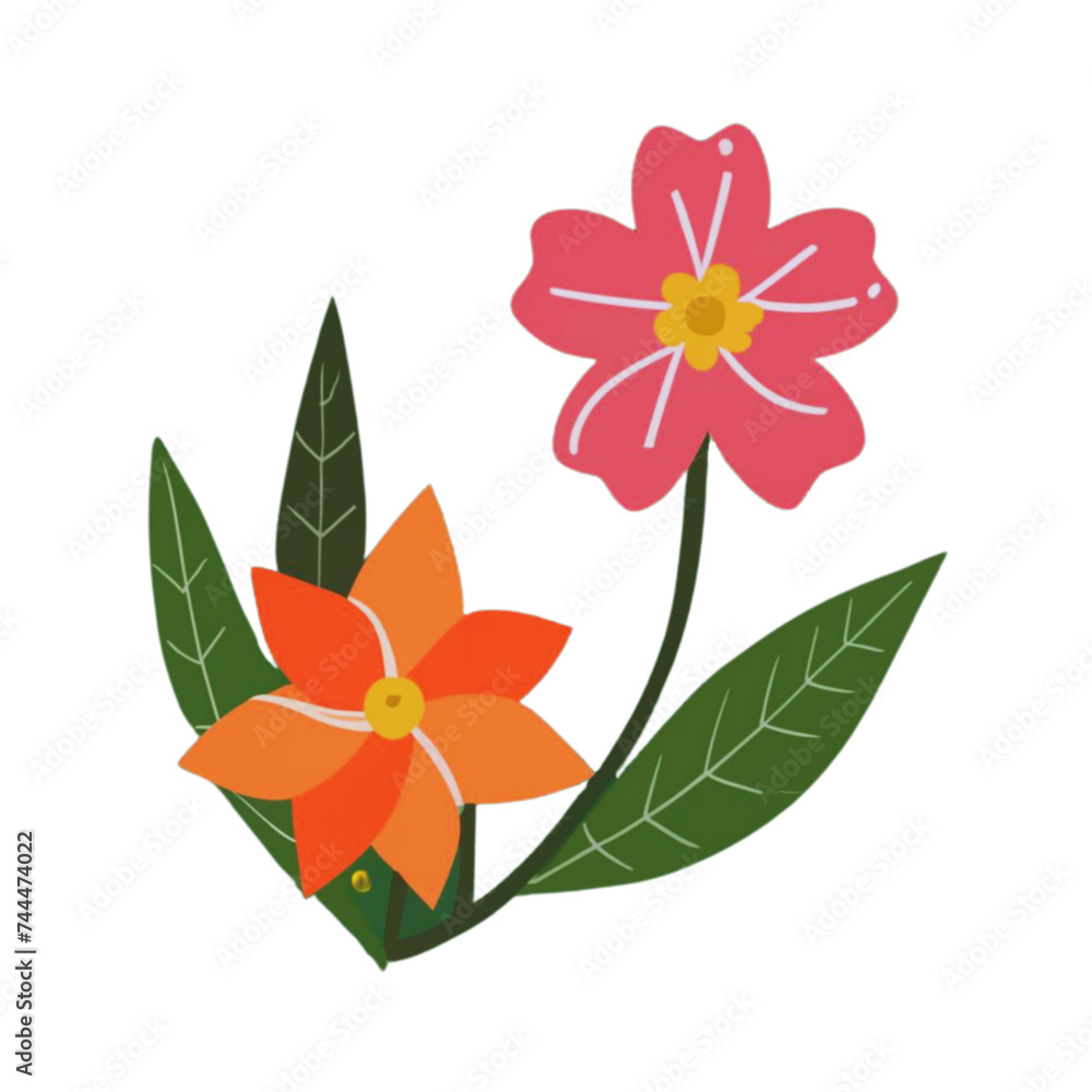 flowers vector illustration