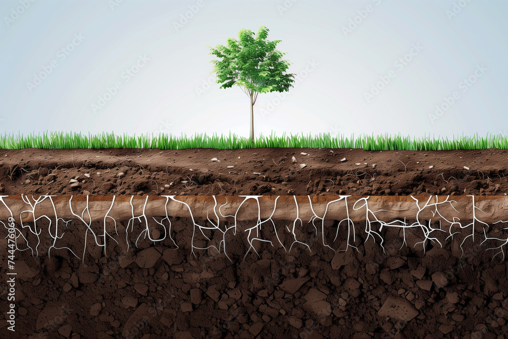 3:2 Illustration of Soil Layers: Unveiling the Earth's Hidden Tapestry
