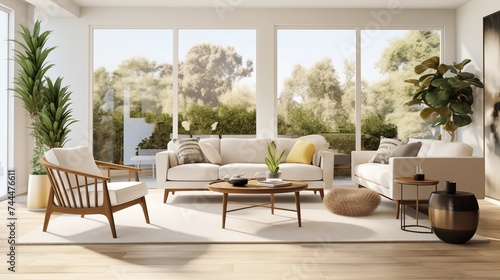 Wallpaper Mural Mid-Century Modern Oasis Create a sunroom with mid-century modern flair Torontodigital.ca