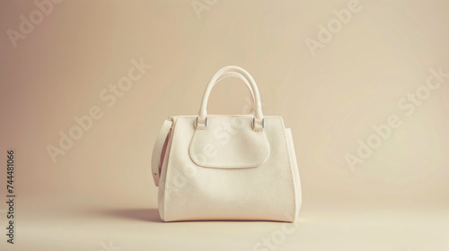 Handbag isolated white background.