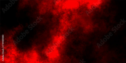 Red Black smoke swirls.cumulus clouds background of smoke vape reflection of neon,mist or smog.smoky illustration,brush effect misty fog dramatic smoke,realistic fog or mist fog effect. 