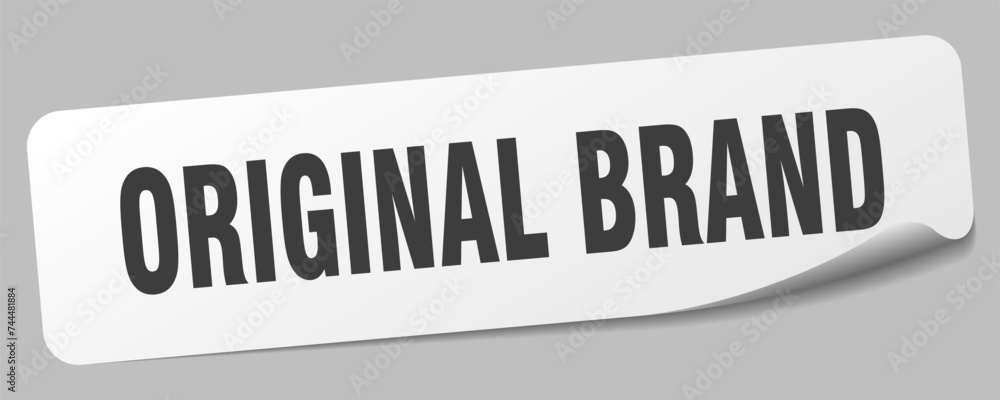 original brand sticker. original brand label original brand sticker. original brand label