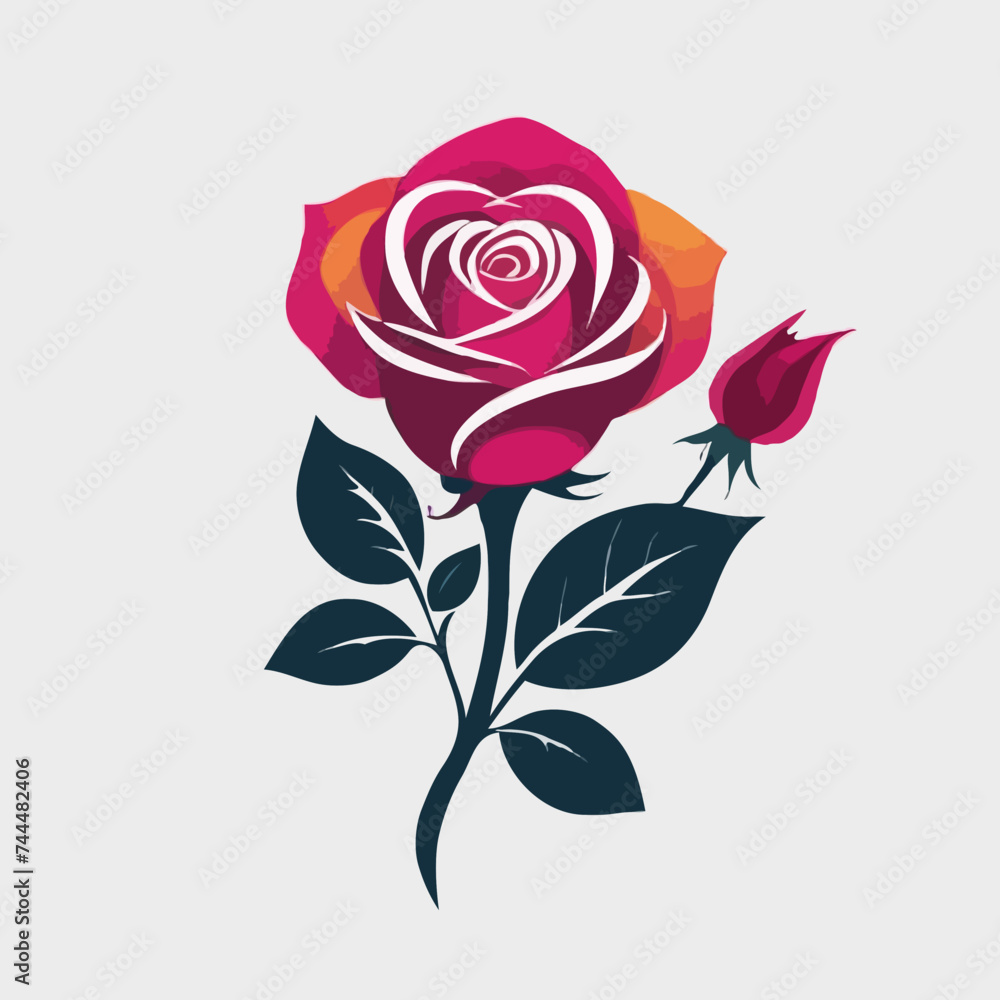 pink rose on a white background
pink rose on a white background