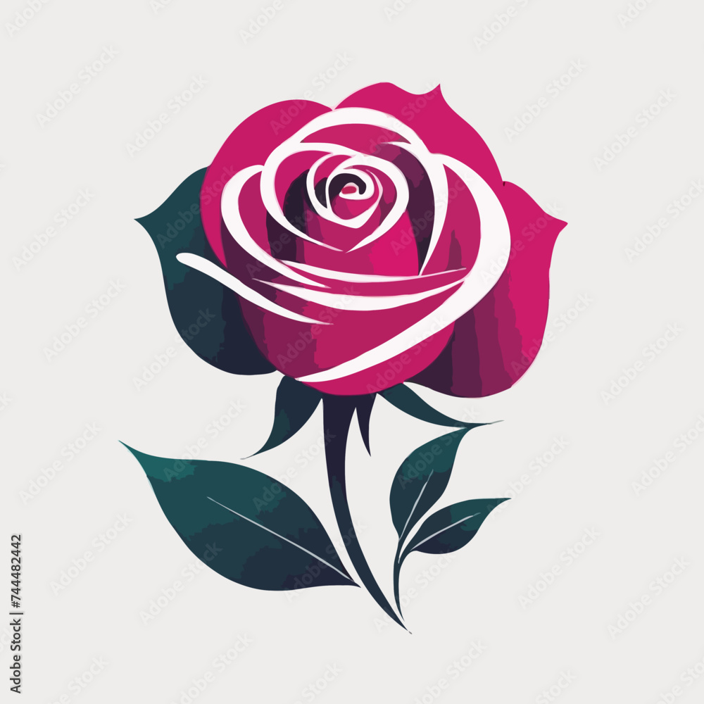 pink rose on a white background
pink rose on a white background