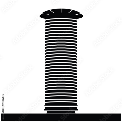 Explore Kenya's skyline with editable vector silhouettes capturing iconic and tallest buildings. Perfect for designers, presentations, and projects celebrating Kenya's architectural marvels